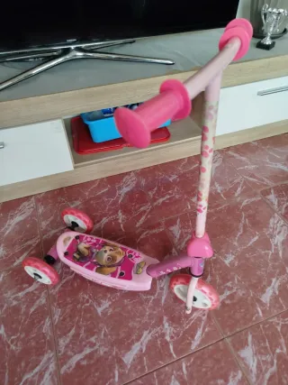 Patinete infantil 3 ruedas rosa