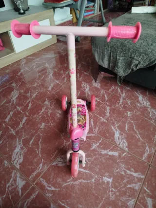 Patinete infantil 3 ruedas rosa