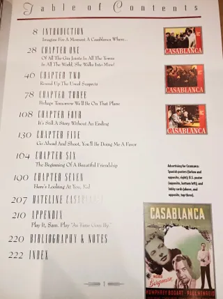 Libro conmemorativo 50 aniversario de Casablanca