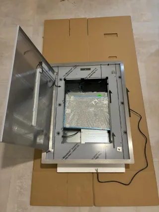 Campana de techo para isla Cata Bennu slim 900 X