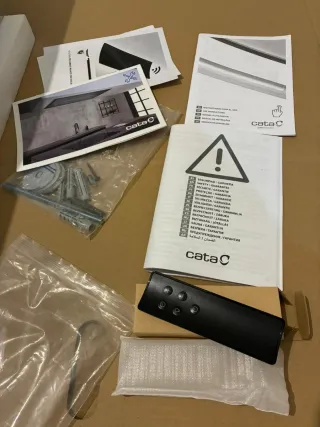 Campana de techo para isla Cata Bennu slim 900 X