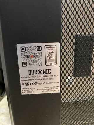 Calefactor Eléctrico DURONIC