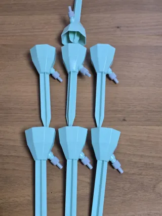 Estacas de riego para plantas:6 unidades. NUEVO.3E