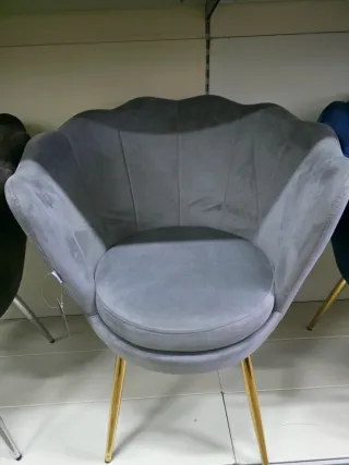 Poltrona beige velluto