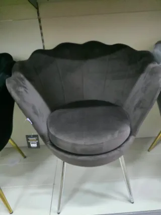 Poltrona beige velluto