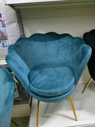 Poltrona beige velluto