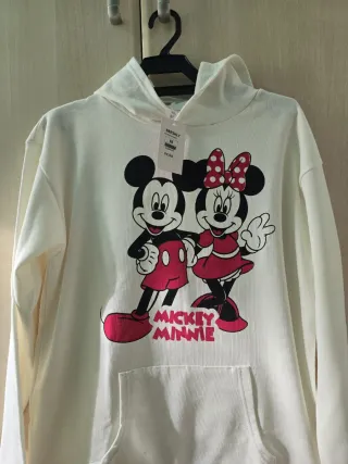 Sudadera Mickey Minnie Talla M.CON ETIQUETA.4,60