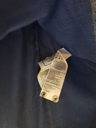 Camisa azul Cortefiel Talla M