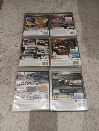 Pack 6 Juegos PS3 Carreras Platinum