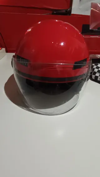 Casco Jet Rojo