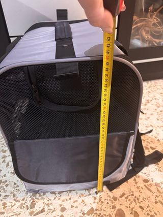 Transportín Pecute Gris y Negro