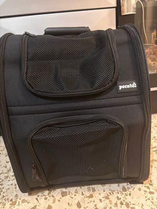 Transportín Pecute Negro sin estrenar