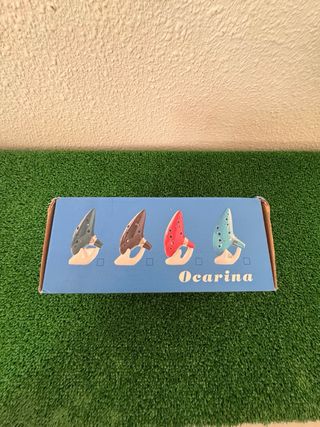 Ocarina 12 agujeros azul