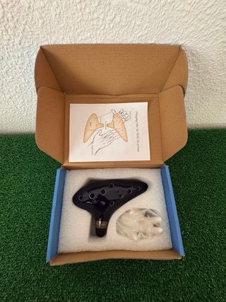 Ocarina 12 agujeros azul