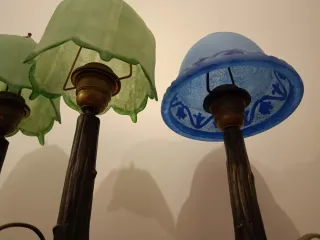 Lámparas de mesita de noche vintage