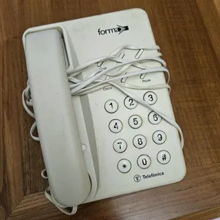 Teléfono Vintage Forma Beige