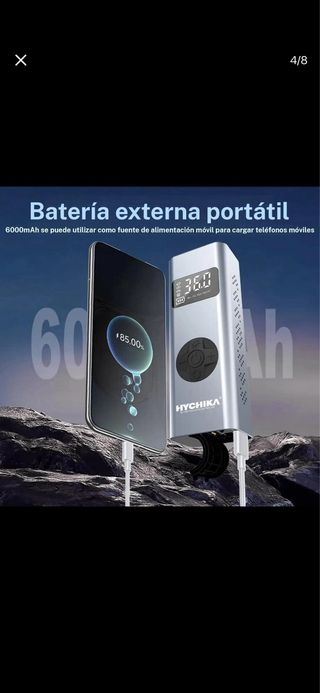 HYCHIKA Inflador Neumáticos Portátil