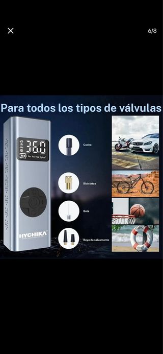 HYCHIKA Inflador Neumáticos Portátil