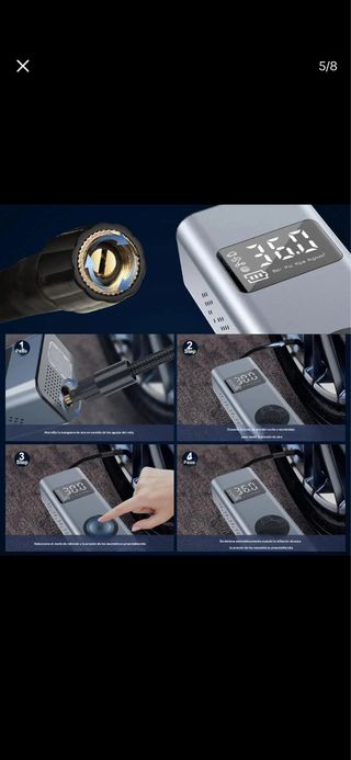 HYCHIKA Inflador Neumáticos Portátil