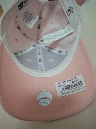 Gorra New Era 9FORTY Rosa Mujer