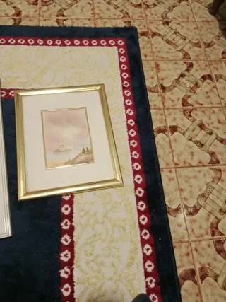 Cuadro decorativo dorado