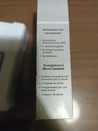 Grabadora Microcassette Voice Activated