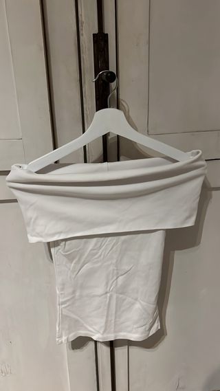 Top blanco sin mangas