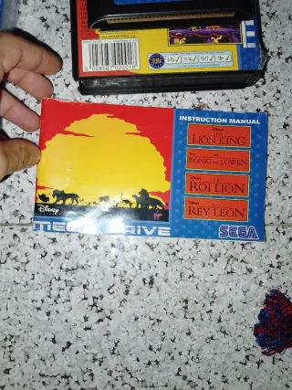 Lote Mega Drive Disney: Toy Story y Rey León