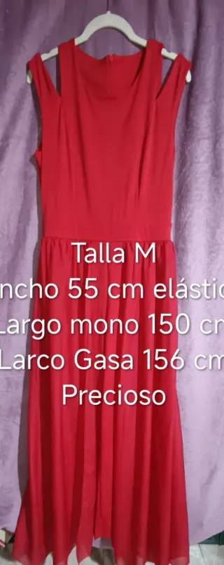 Mono rojo fiesta talla M