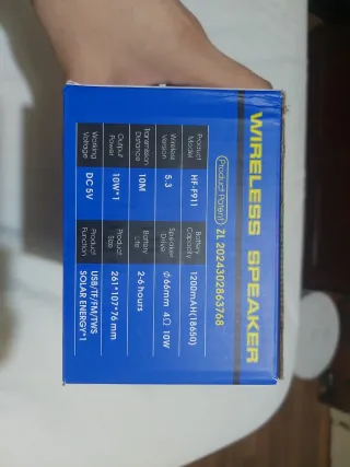 Altavoz Havit Bluetooth Carro Azul/Verde