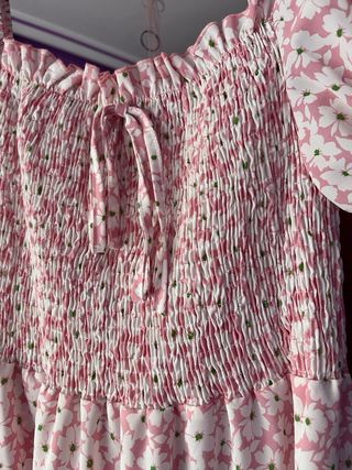 Vestido flores verano Talla L/XL