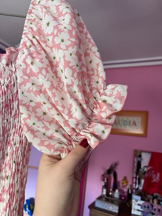 Vestido flores verano Talla L/XL