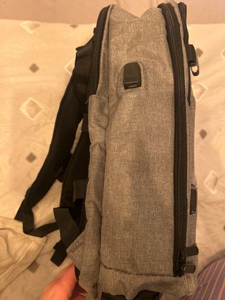 Mochila Maleta Gris