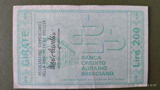 Assegni Circolare commemorativi Anni '70