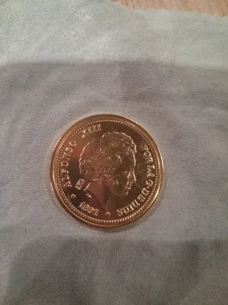 Moneda Coleccionistas de 20 Pesetas Alfonso XIII.