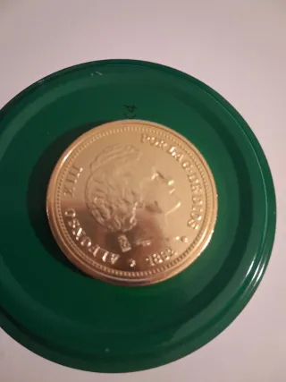 Moneda Coleccionistas de 20 Pesetas Alfonso XIII.
