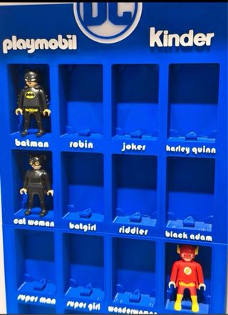 Playmobil DC Kinder Stand Display