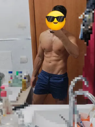 Pantaloncino sportivo blu taglia L