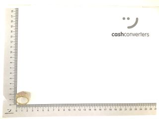 anillo oro 18k con piedra con circonita