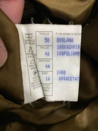 Cappotto donna lana taglia L