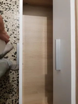 Mobile cassettiera in legno e metallo