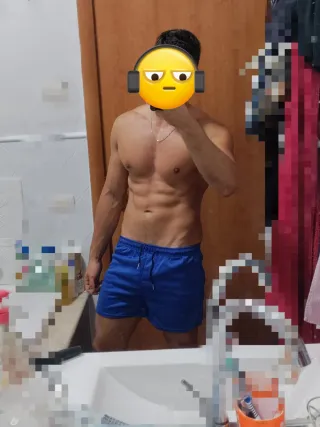 Pantaloncino sportivo uomo blu taglia L