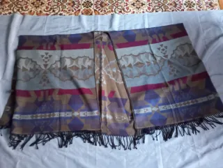 BILBAO Bufanda ancha tipo poncho