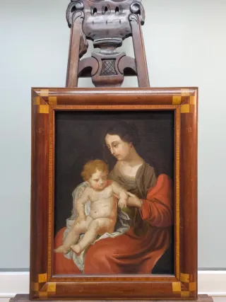 Pintura Escuela Italiana S. XVIII Marco