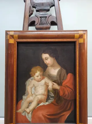 Pintura Escuela Italiana S. XVIII Marco