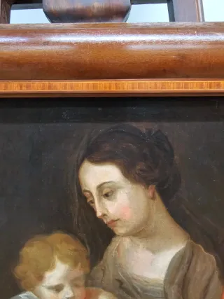 Pintura Escuela Italiana S. XVIII Marco