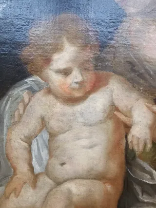 Pintura Escuela Italiana S. XVIII Marco