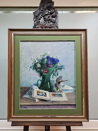 Postimpressionist European School (XX) Bodegon Flo
