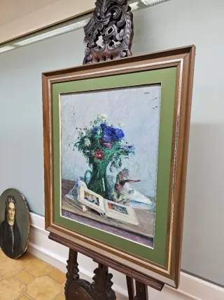 Postimpressionist European School (XX) Bodegon Flo