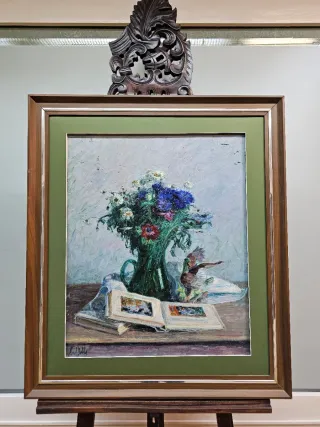 Postimpressionist European School (XX) Bodegon Flo